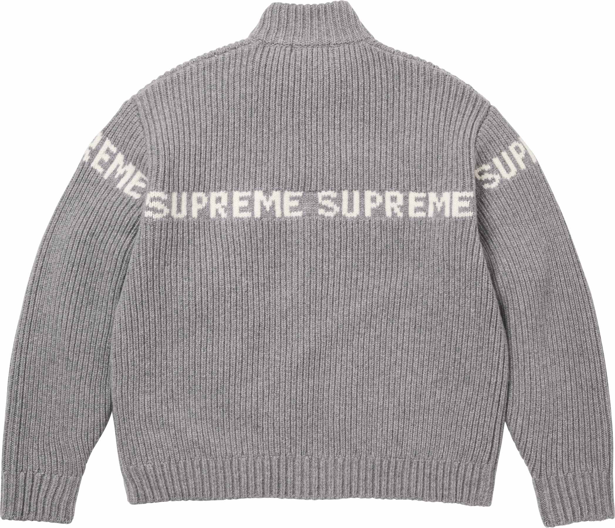 Ribbed Zip Up Sweater view 3